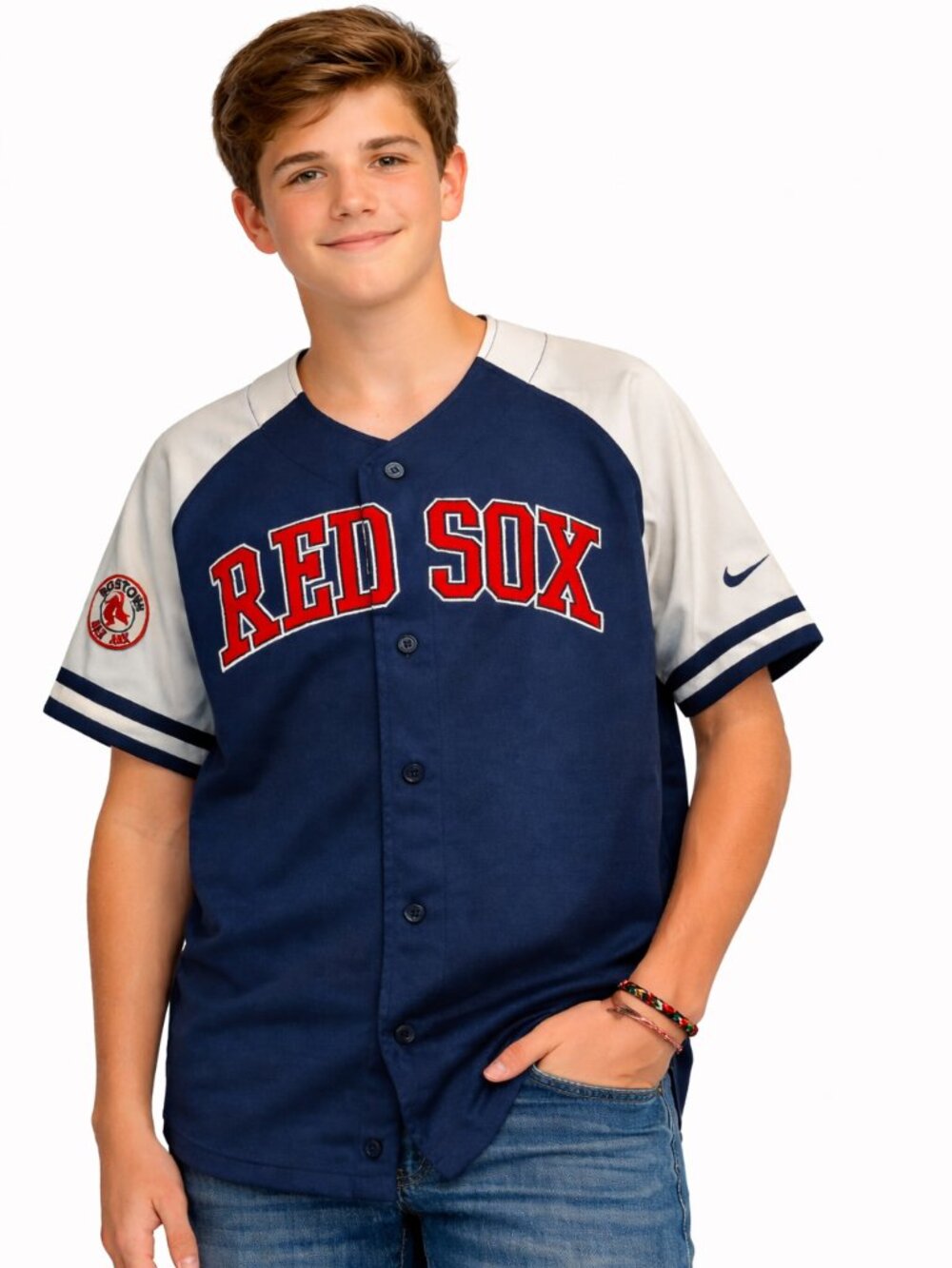 Nike Boston Red Sox Curt Schilling #38 Jersey - Youth size Large (16-18)